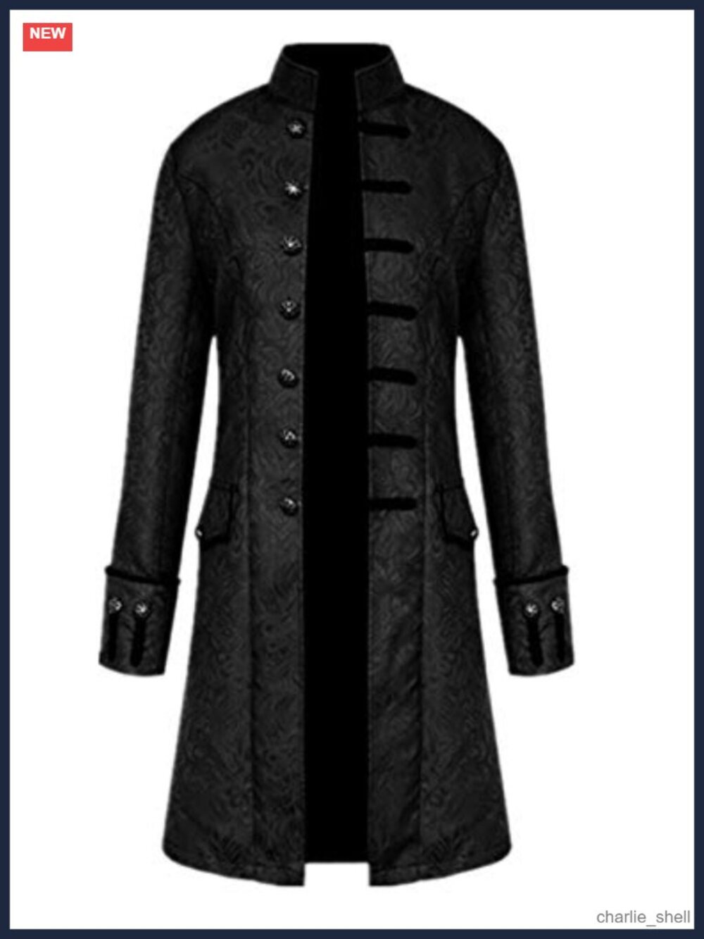 Mens Victorian Steampunk Tailcoat Jacket Polyester Halloween Cosplay Costume